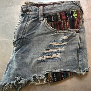 Free People Aztec Shorts